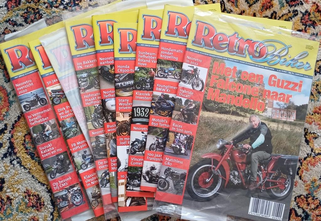 Retrobiker tijdschriften, Boeken, Motoren, Ophalen