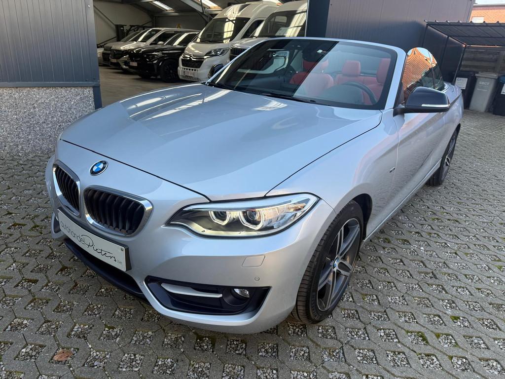 BMW 218 Benzine - Cabrio, Autos, Cuir, Euro 6, Entreprise, Cabriolet
