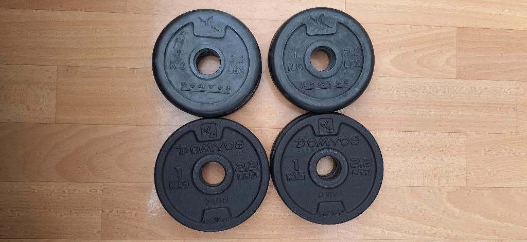 Haltères de musculation Domyos, Enlèvement, Comme neuf, Bras, Set d’haltères