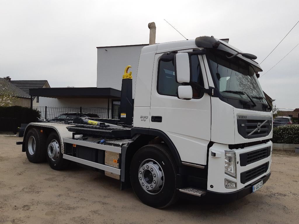 Volvo Fm11 330 Euro5 6x2 26T containersysteem Marrel, Autos, Camions, Euro 5, Achat, Entreprise, 3 places