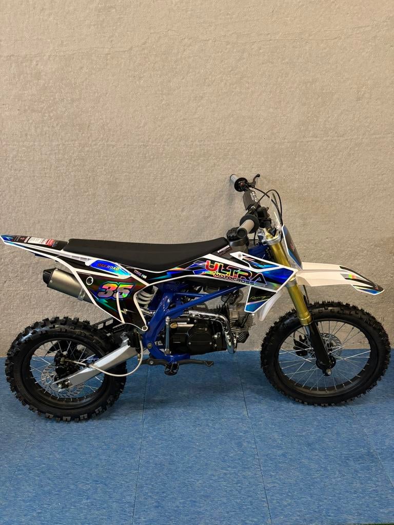 Nieuwe Ultra 125CC schakel 4-takt pitbike/crossmotor, Fietsen en Brommers, Minibikes, Midibikes en Pitbikes, Ophalen, Nieuw, 125 cc