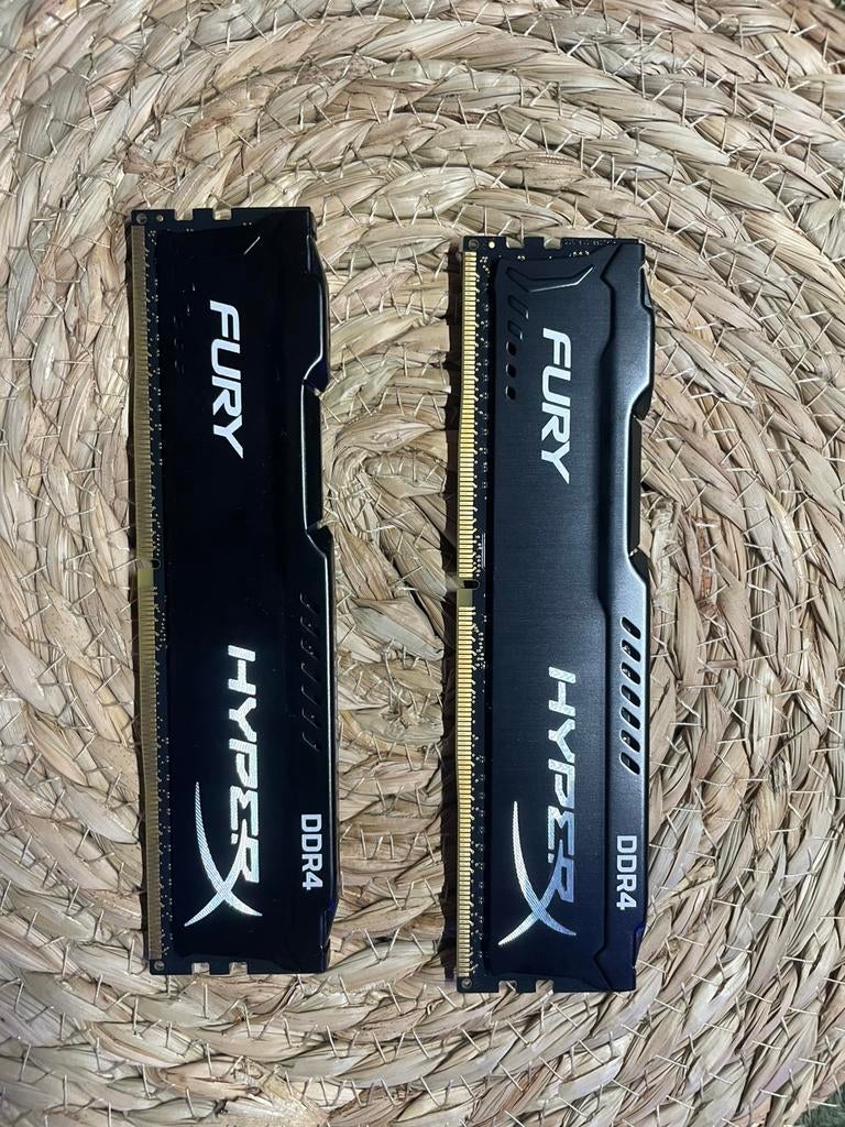 2x 4gb ram ddr4 hyperx, Computers en Software, Ophalen, Zo goed als nieuw, DDR4