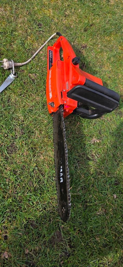 Elektrische kettingzaag, Enlèvement