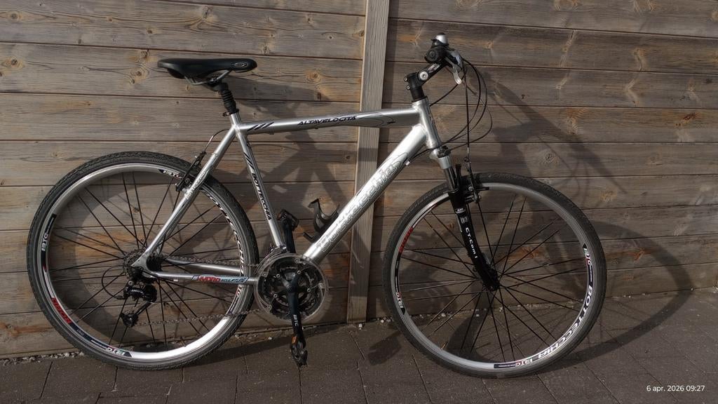 Zilvergrijze sportieve herenfiets Bottechia, maat 56, Fietsen en Brommers, Ophalen