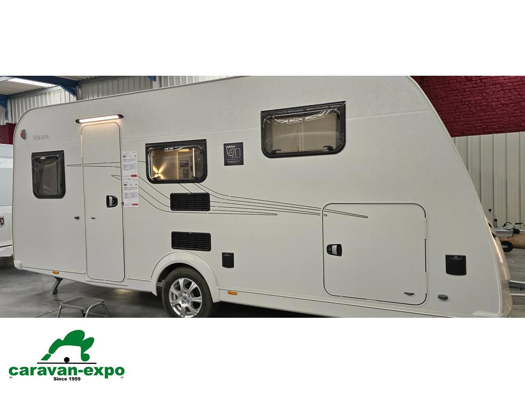 TABBERT SENARA 460 E, Caravans en Kamperen, Caravans, Tabbert, Bedrijf, 5 tot 6 meter, Tot en met 4