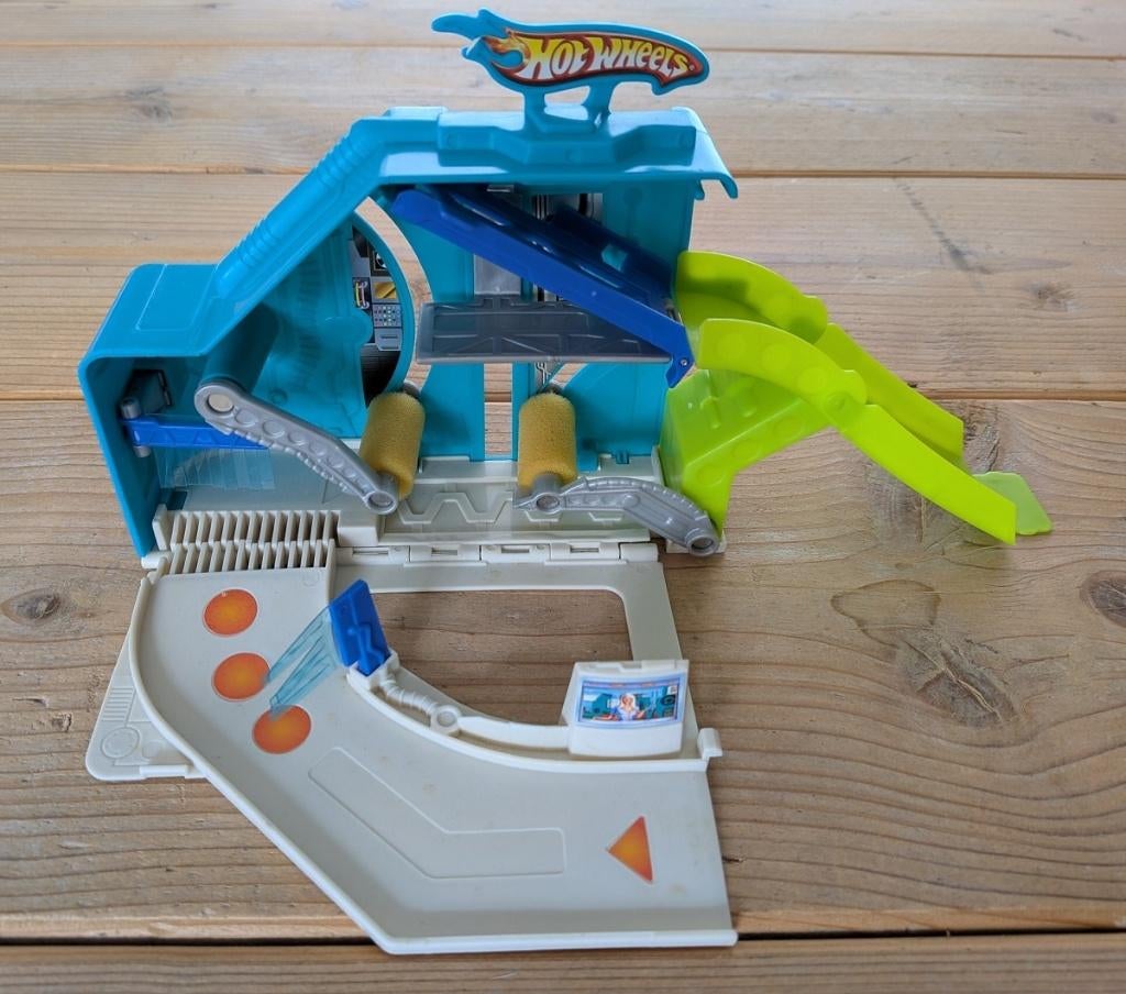 Hot Wheels Super Wash Carwash speelset uit 2009, Ophalen of Verzenden, Hot Wheels