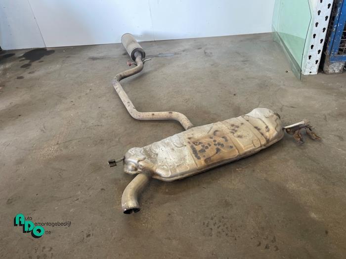 Uitlaat Midden + Einddemper van een Volkswagen Golf (Golf 09, Auto-onderdelen, Uitlaatsystemen, Volkswagen, Gebruikt, 3 maanden garantie