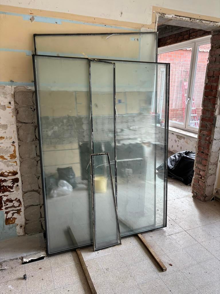 GRATIS: Glas/ramen veranda, Ophalen, Zo goed als nieuw, Glas