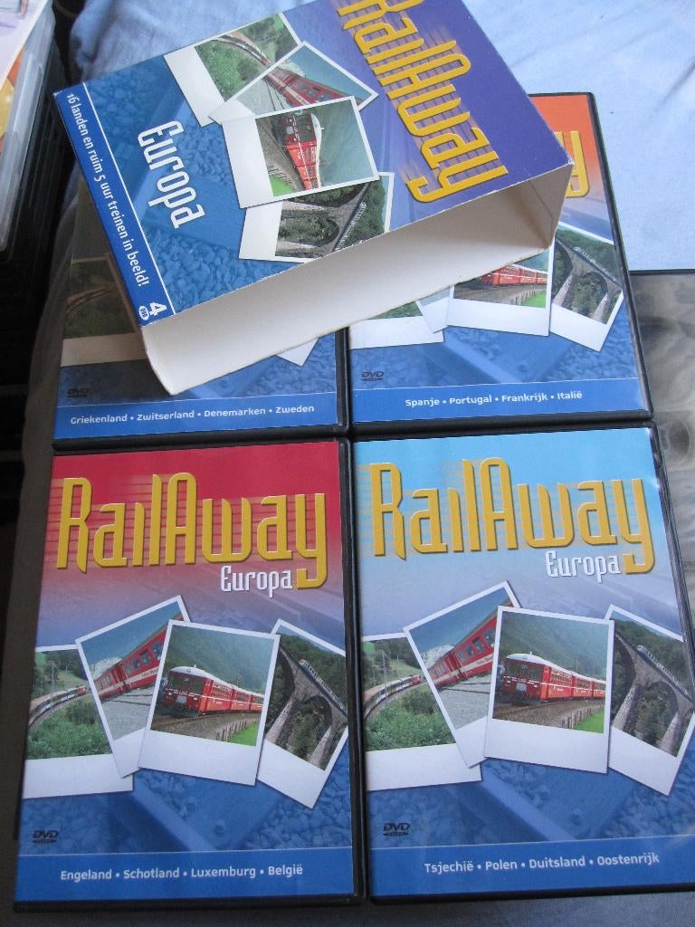 Rail Away Europe (4 disques), Enlèvement ou Envoi, Tous les âges, Art ou Culture, Coffret