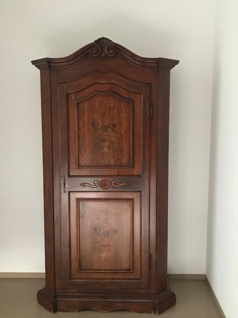 Belle armoire ancienne marron doux, Antiquités & Art, Enlèvement