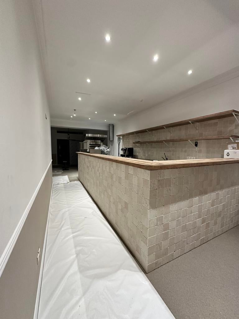 Echt Marmer Tegels – Crema Winter Tumbled 10x10, Bricolage & Construction, Marbre, Moins de 20 cm, Enlèvement, Moins de 20 cm