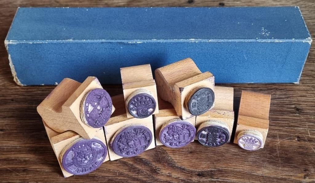 Muntstempels in originele doos, Postzegels en Munten, Munten | België, Ophalen of Verzenden, Papier, Setje