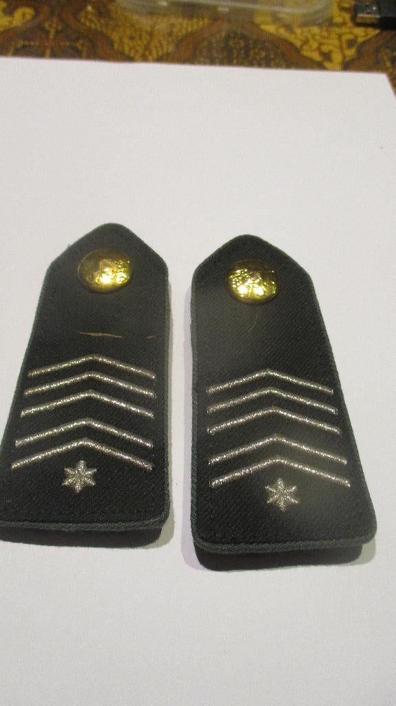 Paire de grade d'épaules d'Adjudant armée Belge, Enlèvement ou Envoi