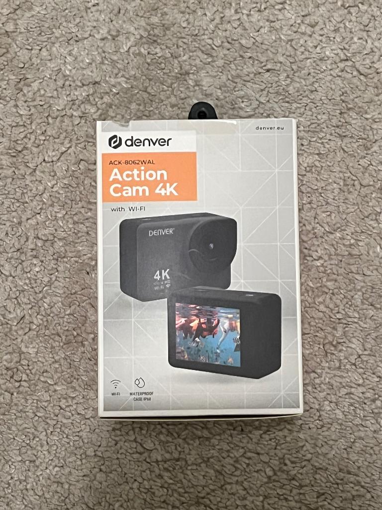 Caméra d'action Denver 4K, Enlèvement, Neuf