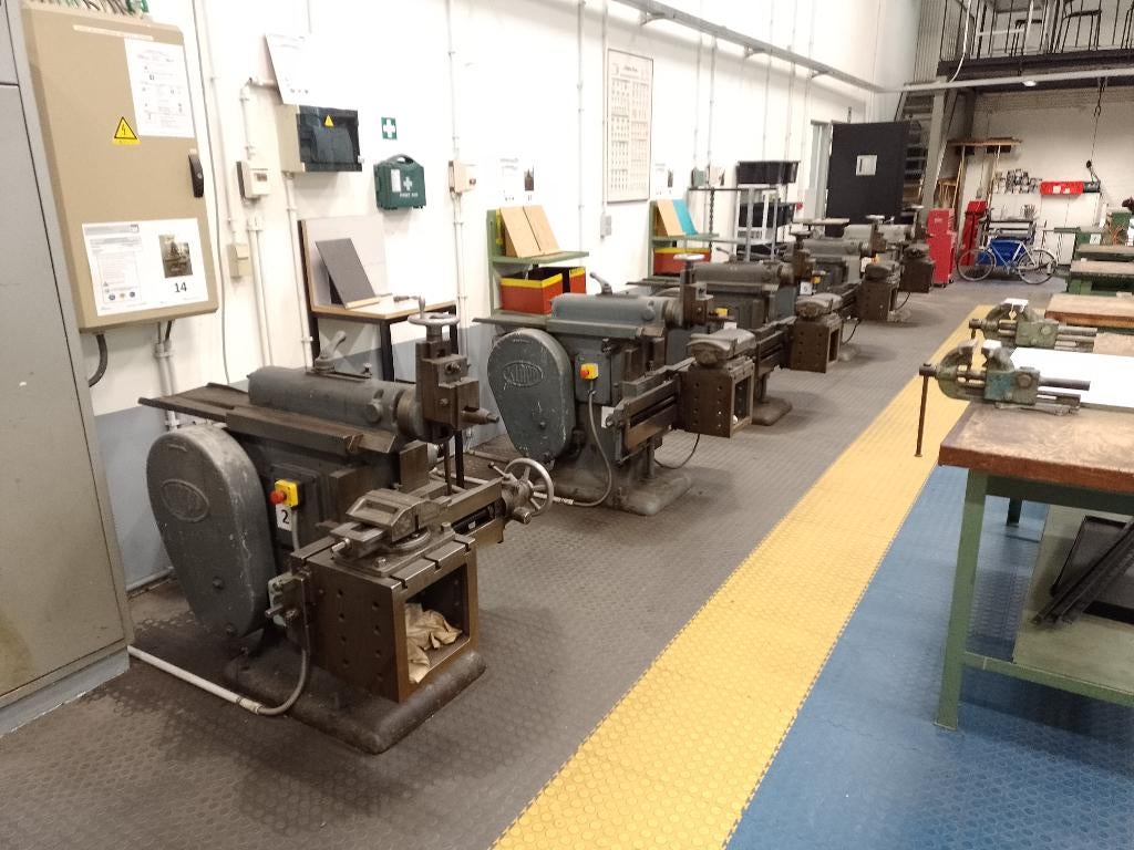 Klopp 375, schaafbank, sterke arm schaafmachine, etau limeur, Ophalen of Verzenden, Gebruikt, Elektrisch