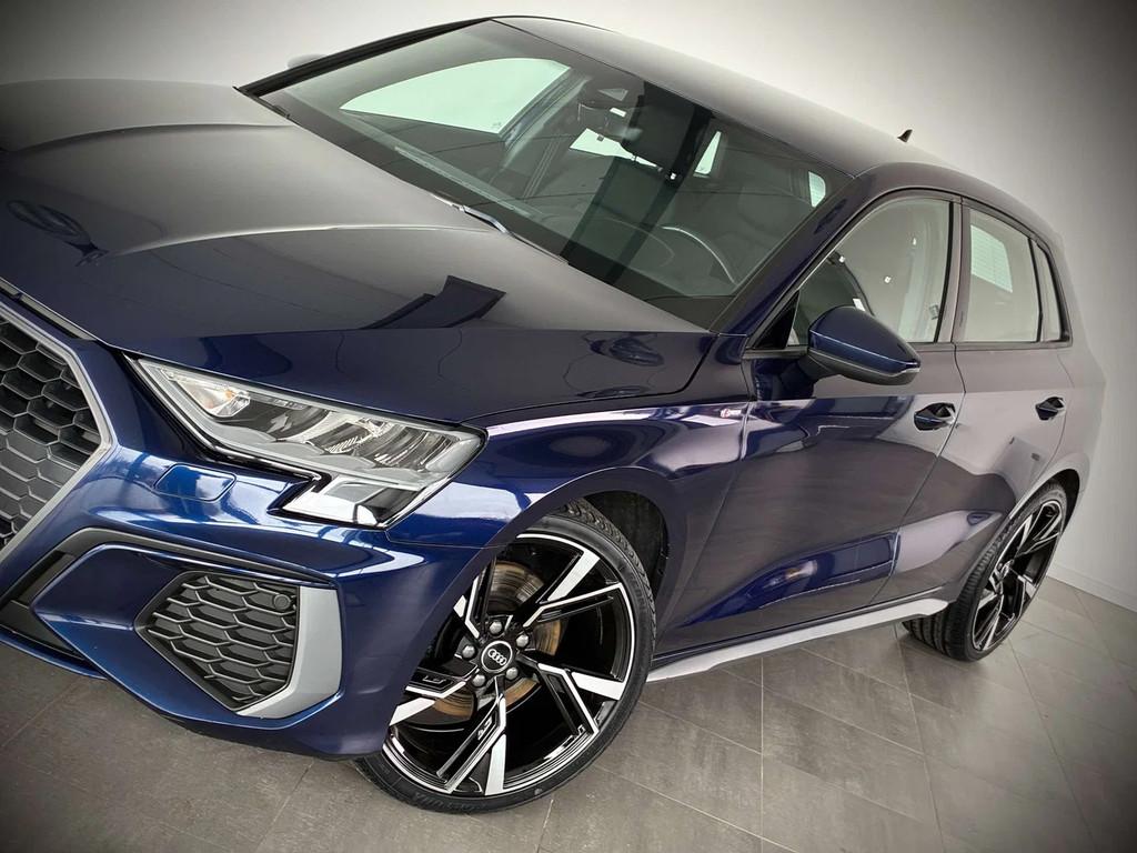 Audi A3 Sportback 2.0TDi S-LINE-1ERPRO-COCKPIT-CARPLAY-PDC, Autos, Achat, Euro 6, Entreprise, Noir