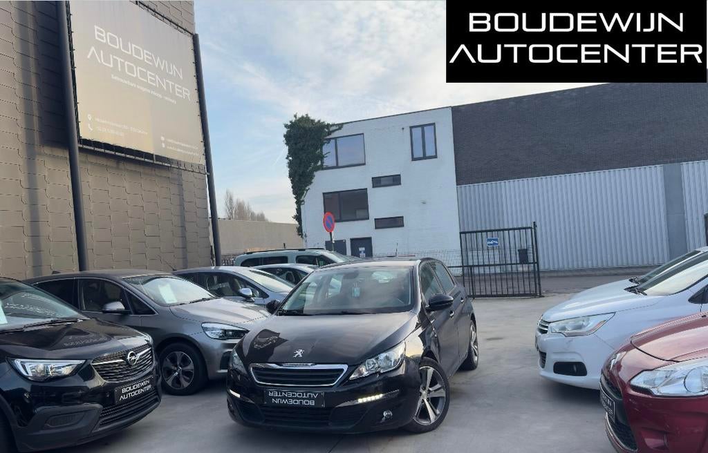 Peugeot 308 1.2Benzine 2015 118.xxxkm /Garantie/Stadswagen, Autos, Peugeot, Achat, Entreprise, Noir, 5 portes
