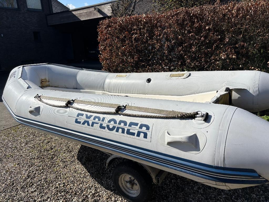 ZODIAC BOMBARD EXPLORER, Watersport en Boten, Rubberboten, Ophalen, Gebruikt, Zodiac, Benzine