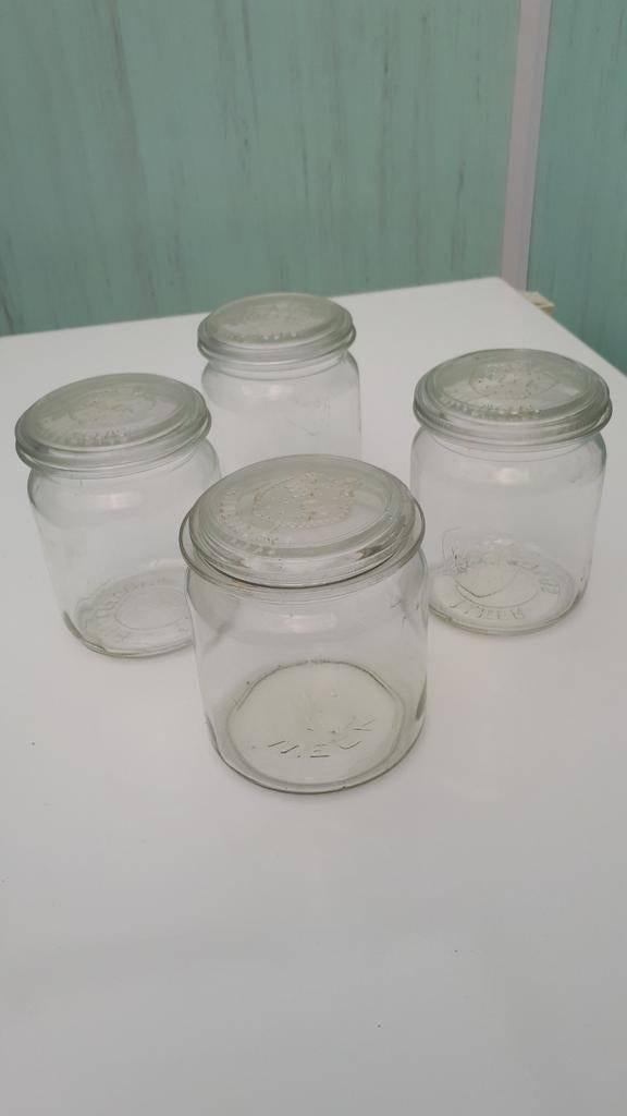 4 steriliseerbokalen potten merk Weck 1 liter, Huis en Inrichting, Ophalen