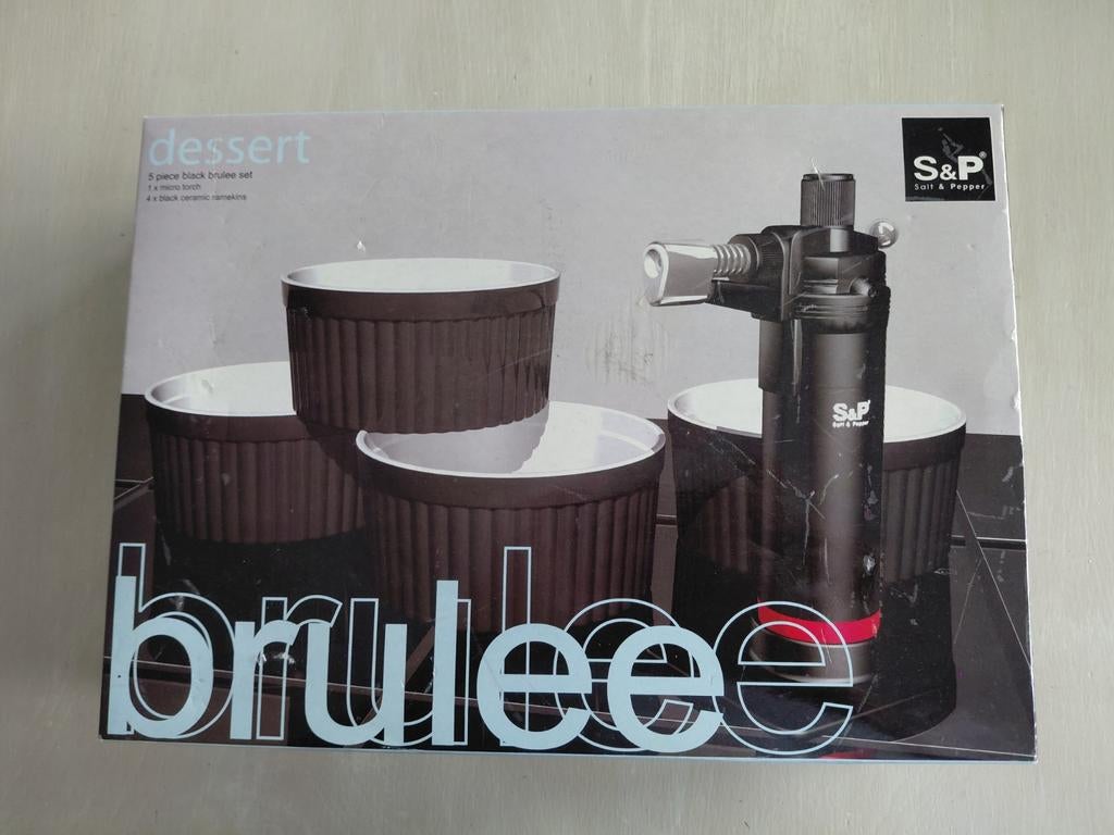 Set van creme brulee, Huis en Inrichting, Keuken | Servies, Ophalen, Keramiek