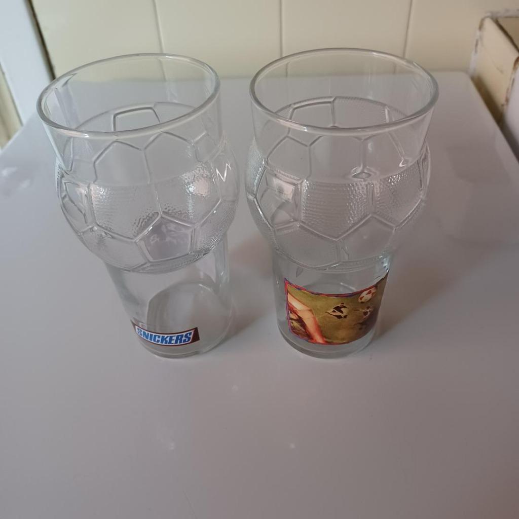 Snickers voetbal glazen., Verzamelen, Ophalen, Nieuw, Overige typen