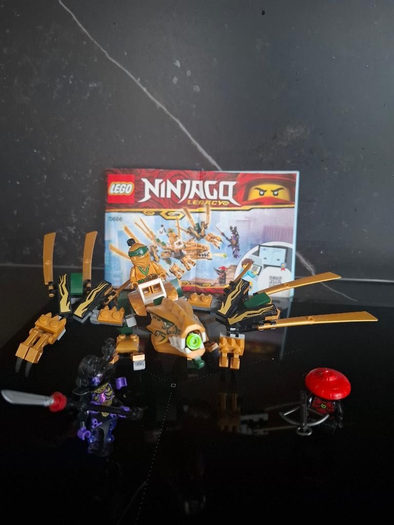 Lego Ninjago Draak met gouden ninja, Ophalen, Gebruikt, Complete set, Lego