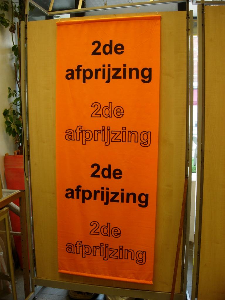 Banners '2de afprijzing', Enlèvement ou Envoi, Utilisé