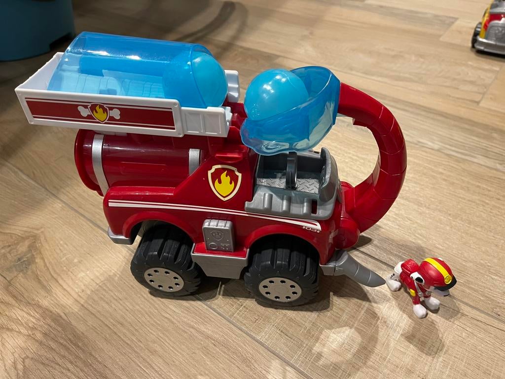 Paw Patrol Marchal Brandweer Auto, Kinderen en Baby's, Ophalen, Gebruikt
