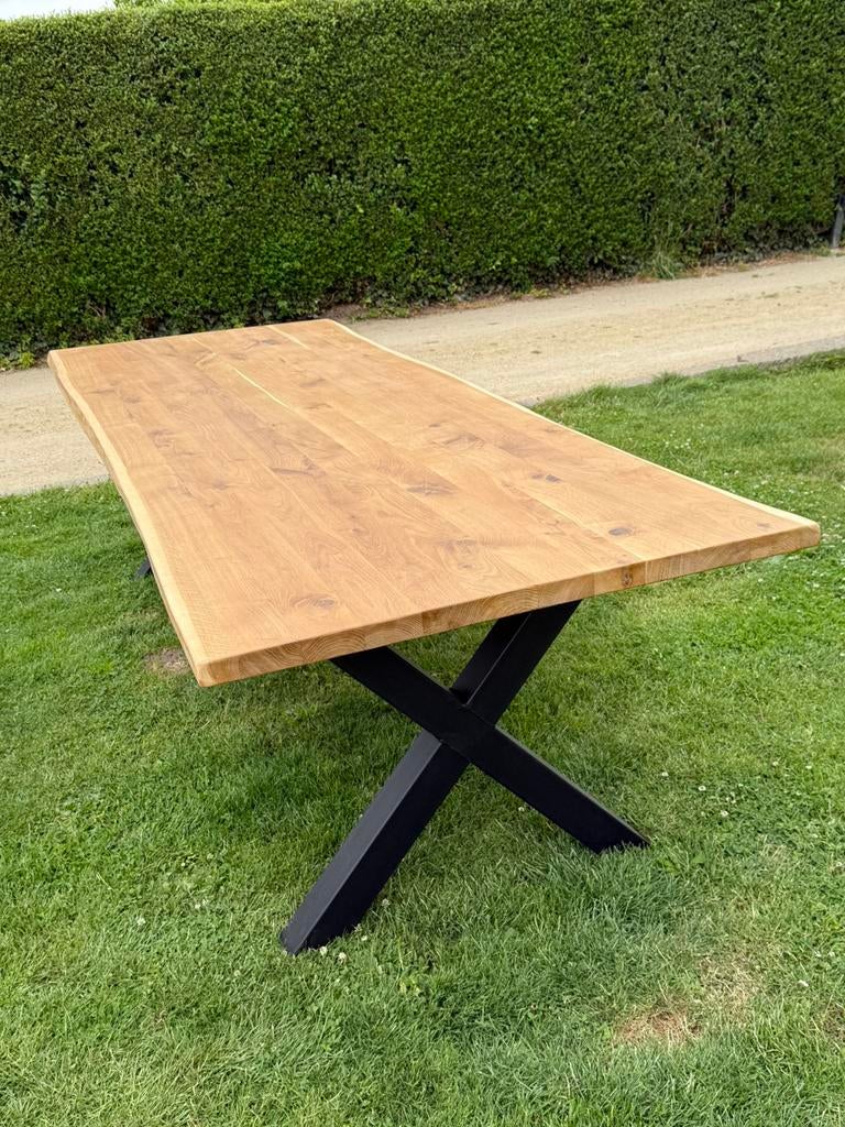 Boomstamtafels op maat, Tuin en Terras, Tuintafels, Ophalen, Nieuw, Hout