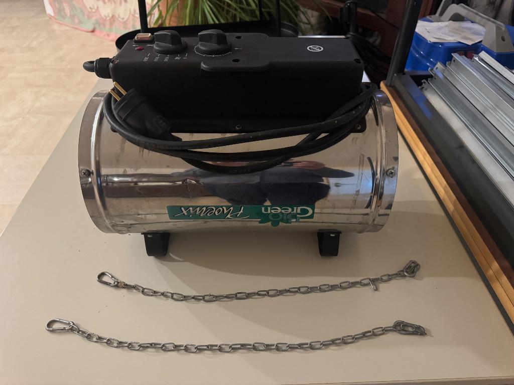 Serre verwarming / ventilatie, Ophalen, Gebruikt