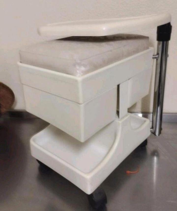 🟡🟠 Urgent🌻Vintage Disponible ✨️ tabouret siège manucure, Enlèvement, Utilisé