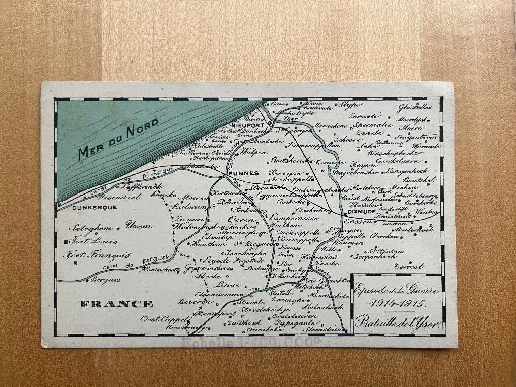 Postkaart Episode la guerre 1914-1915-Bataille de l'Yser, Collections, Envoi, Avant 1920, Non affranchie, Politique et Histoire