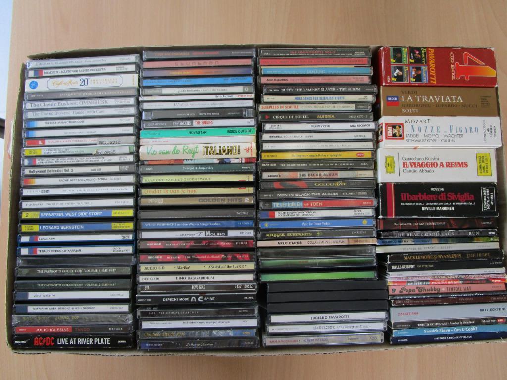 GROOT LOT ROCK/POP/CLASSIC CD'S - 136 STUKS!!!, Ophalen, Zo goed als nieuw, Boxset