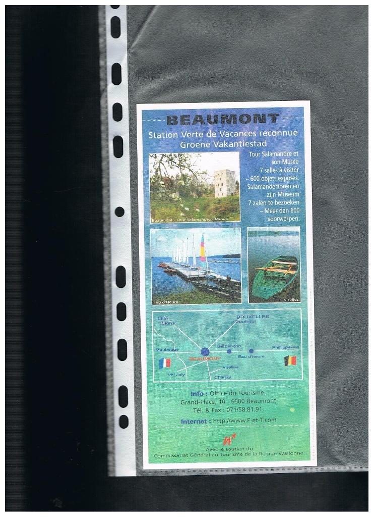 DÉPLIANT BEAUMONT, Collections, Envoi, Neuf