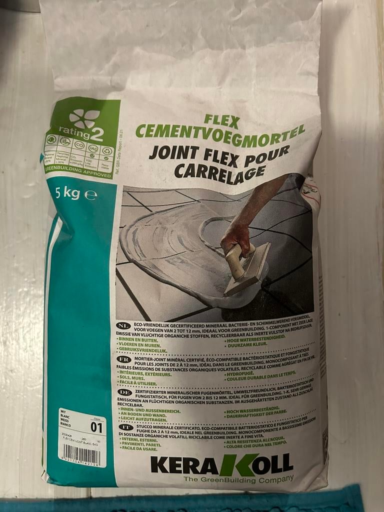 Joint de carrelage flex 5kg, Bricolage & Construction, Neuf