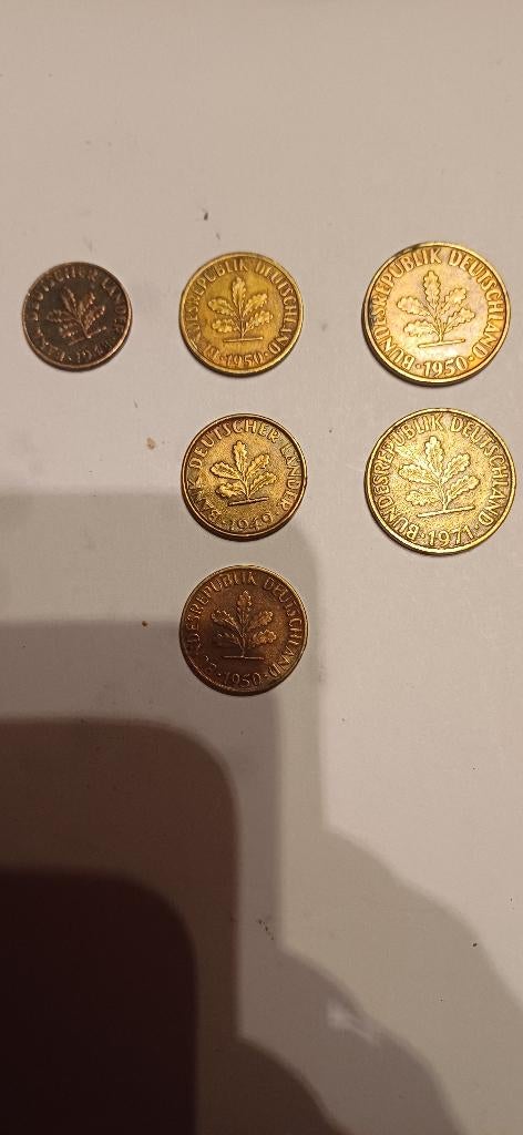 Pfening 1 ct 5 ct 10 ct, Enlèvement ou Envoi, Allemagne, Série