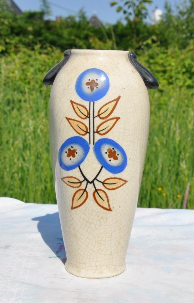 vase art deco amc wasmuel numeroté 554, Enlèvement ou Envoi