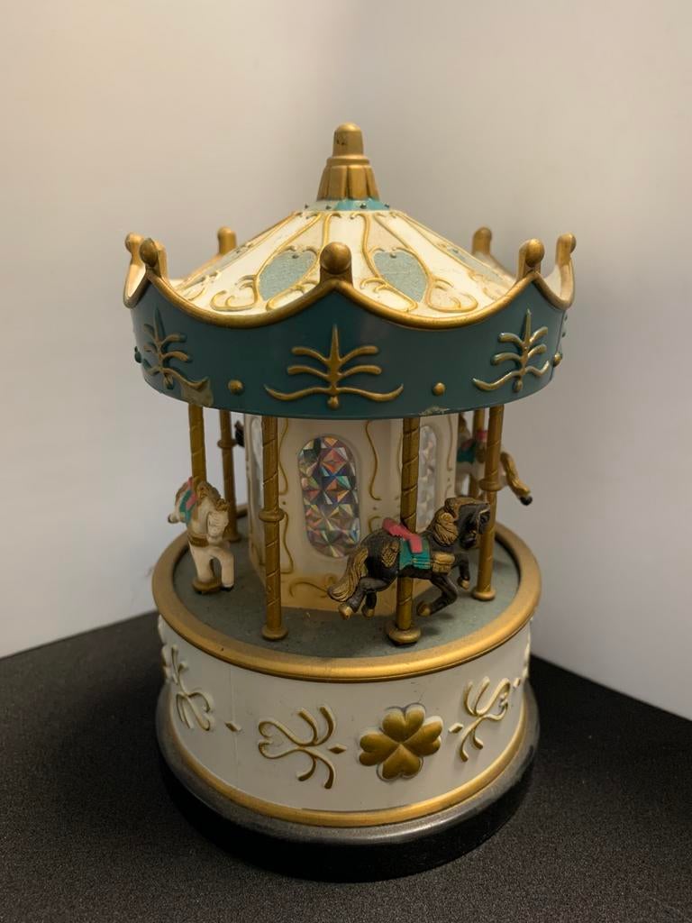 Oude carrousel muziek doos, Antiek en Kunst, Ophalen