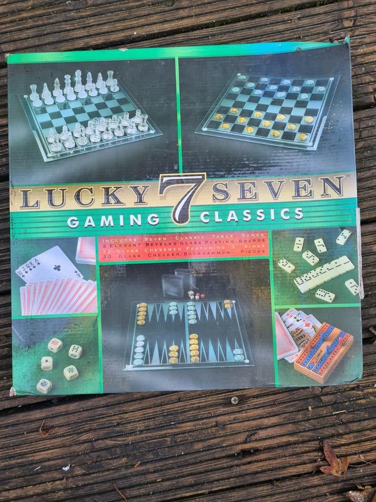 Lucky 7 Seven gezelschap spel  Schaakspel  @, Ophalen of Verzenden, Zo goed als nieuw
