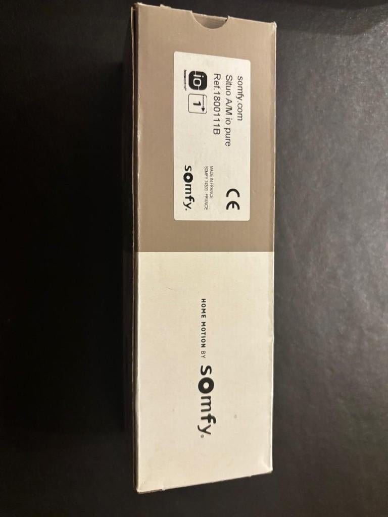 Somfy Situo AM io Pure afstandsbediening., Doe-het-zelf en Bouw, Rolluiken, Nieuw, Wit, Ophalen