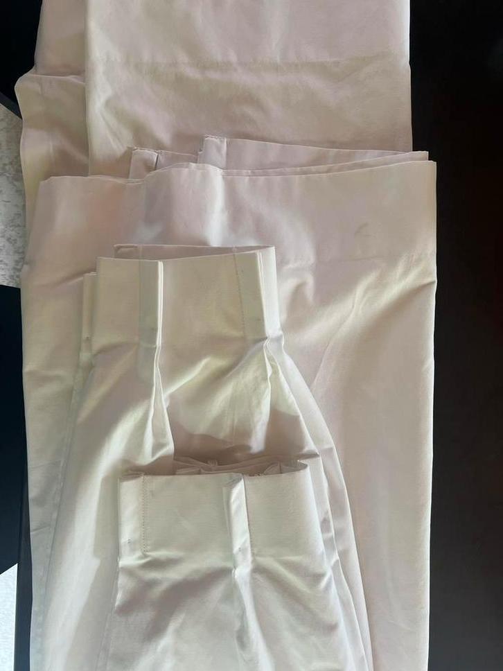 Prachtige witte gordijnen, Huis en Inrichting, Ophalen, 200 cm of meer, Wit, 50 tot 100 cm