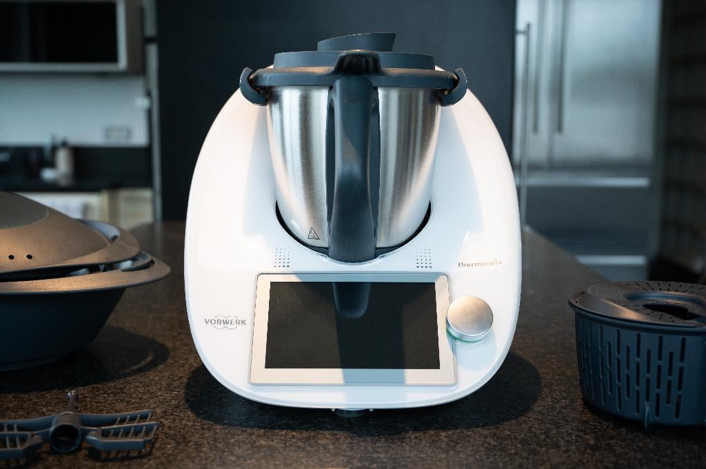 Thermomix TM6 in perfecte staat, Electroménager, Mélangeurs de cuisine, Comme neuf, 2 à 3 litres, 3 vitesses ou plus, Résiste au lave-vaisselle