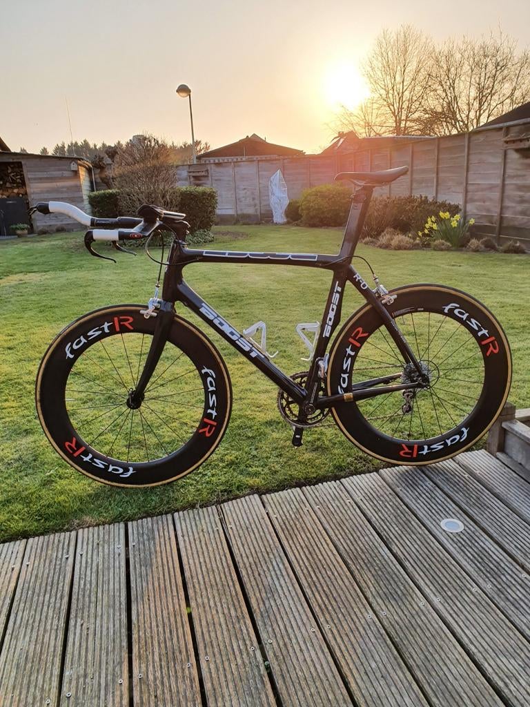 Triathlonfiets, Ophalen