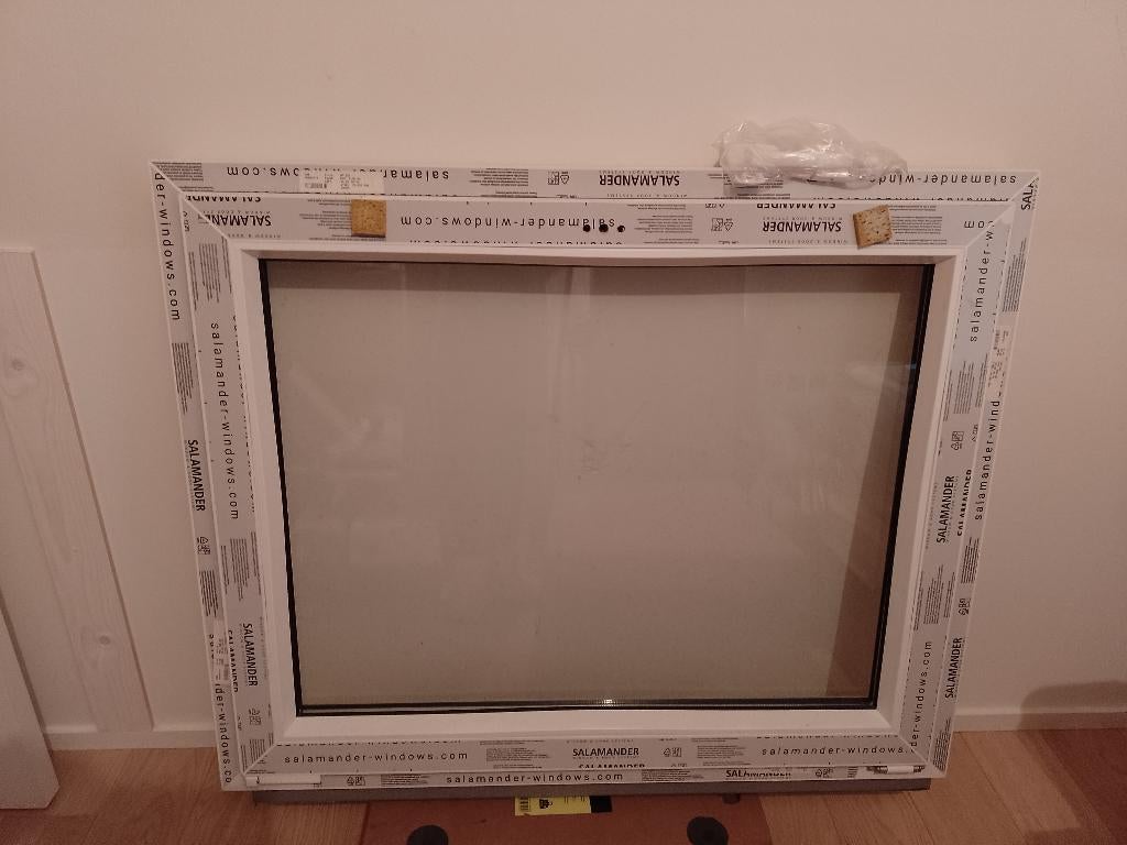 Fenêtre en PVC, Bricolage & Construction, Châssis & Portes coulissantes, 75 à 150 cm, 75 à 150 cm, Synthétique, Enlèvement