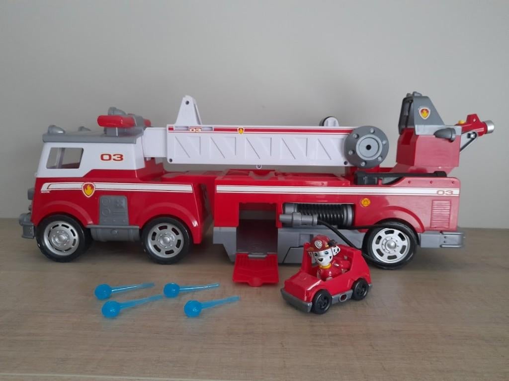 Paw Patrol brandweerwagen zeer grote versie, Verzenden, Gebruikt