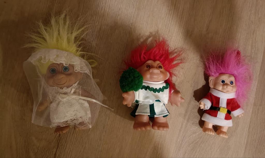 Twee originele plus latere trol - per stuk, Ophalen of Verzenden, Zo goed als nieuw