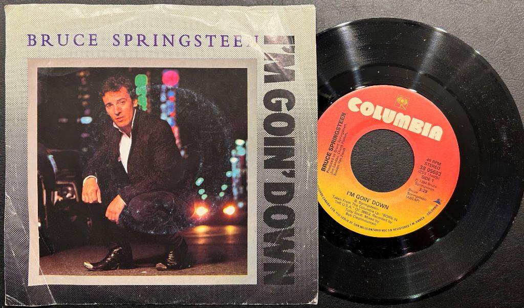 7# BRUCE SPRINGSTEEN - I'm going down / Janey don't loose, Verzenden, 7 inch, Single, Zo goed als nieuw