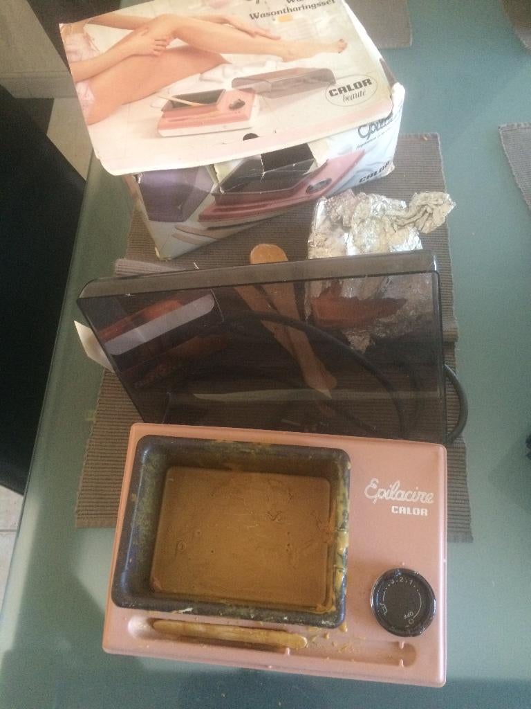 Ontharingsset met was, Elektronische apparatuur, Ophalen, Gebruikt, Scheren en Epileren