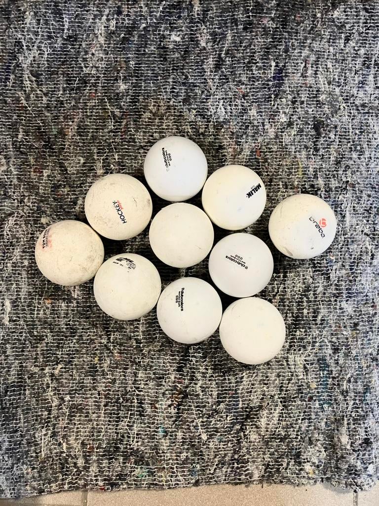 10 hockeyballen, Ophalen of Verzenden