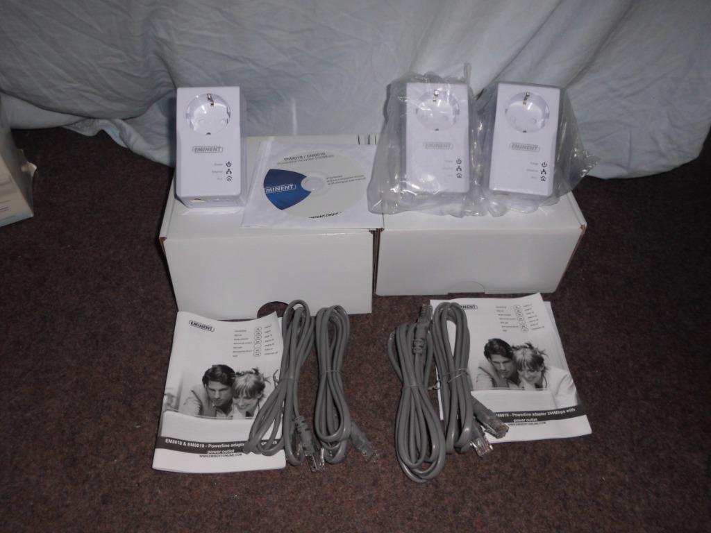 powerline adapters, Computers en Software, Ophalen, Zo goed als nieuw
